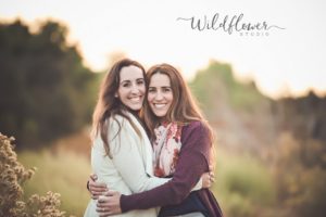 Wildflower Studio Photography, www.wildflowerstudiophoto.com/blog, Photo Shoot, Northern California, Southern California, sisters, love, family, best friend, hug, sunset, fall, portrait, smiles